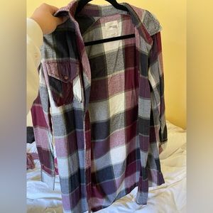 Aritzia Wilfred free plaid flannel
